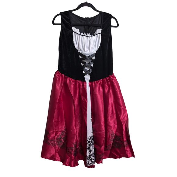 Little Red Riding Hood Costume Halloween Dress Up Cosplay Kids XL - Picture 7 of 11